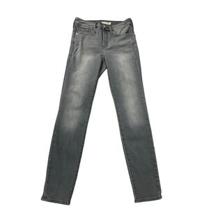 Athleta Sculpttek Grey Skinny Jeans Women Size 4 High Rise Stretch‎ Denim